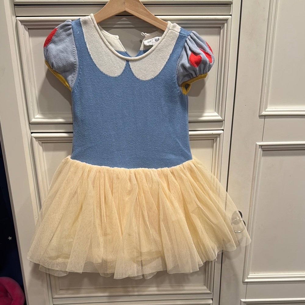 Blue and Cream Kids Costume Dress
